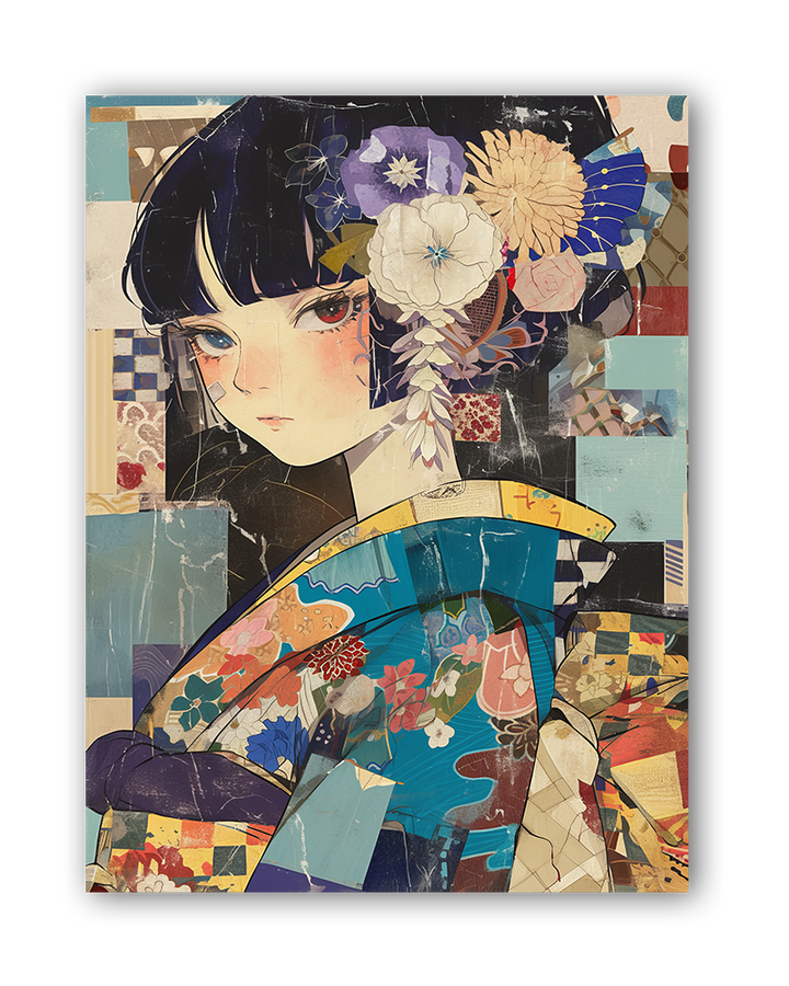 KIMONO ART - LED Bilder Folie