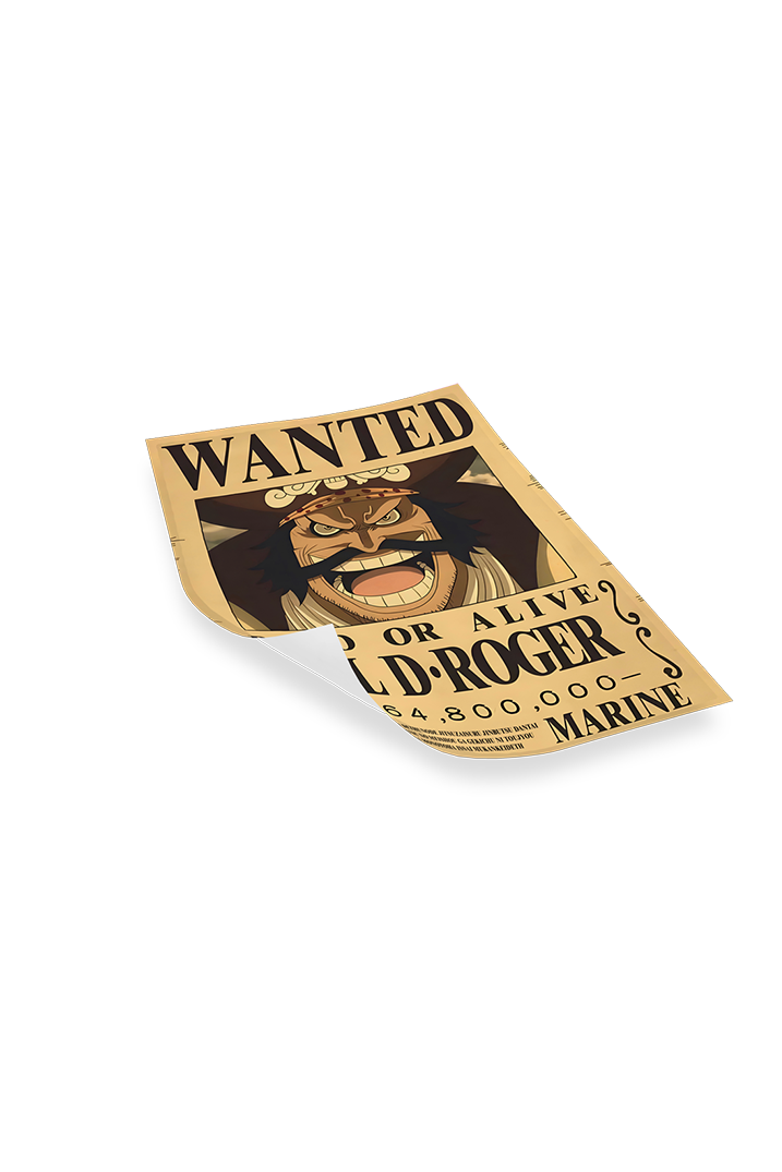 WANTED ROGER - LED Bilder Folie