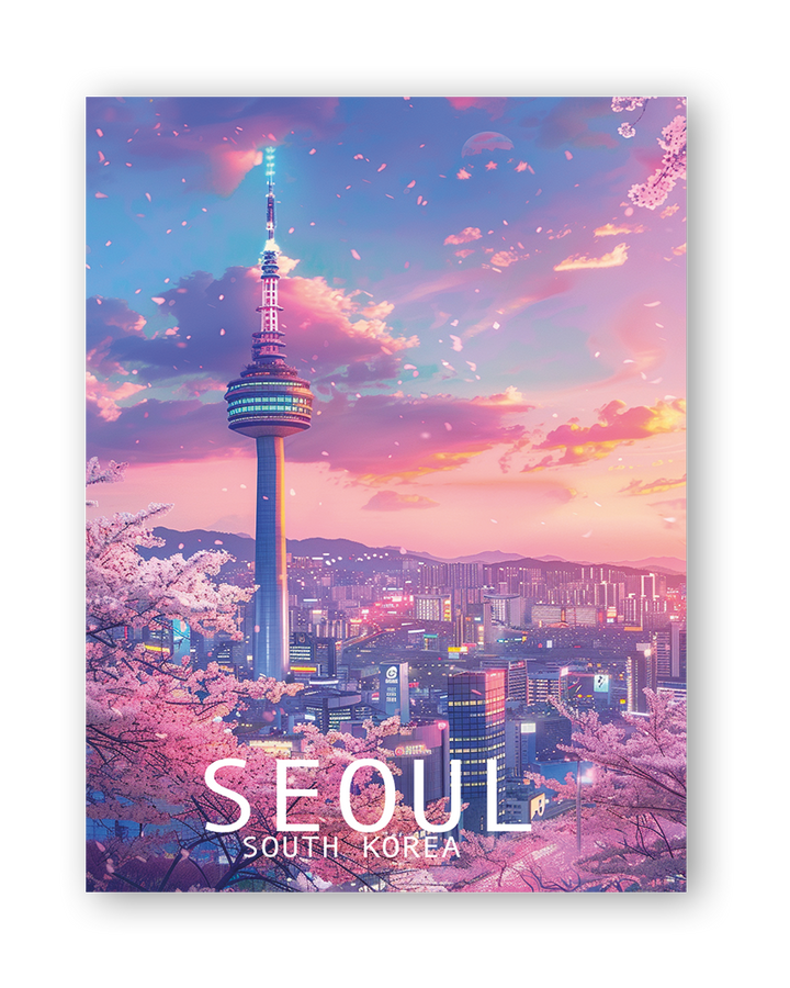 SEOUL - LED Bilder Folie