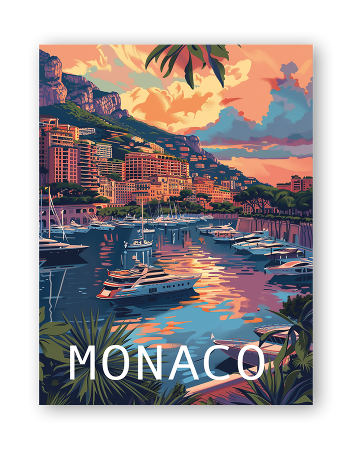 MONACO - LED Bilder Folie