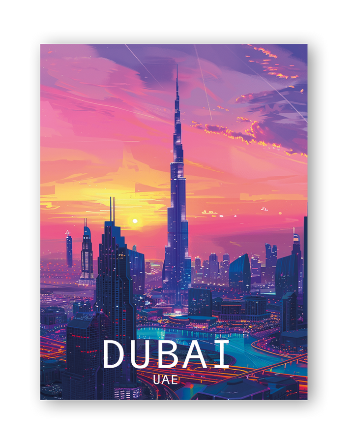 DUBAI - LED Bilder Folie