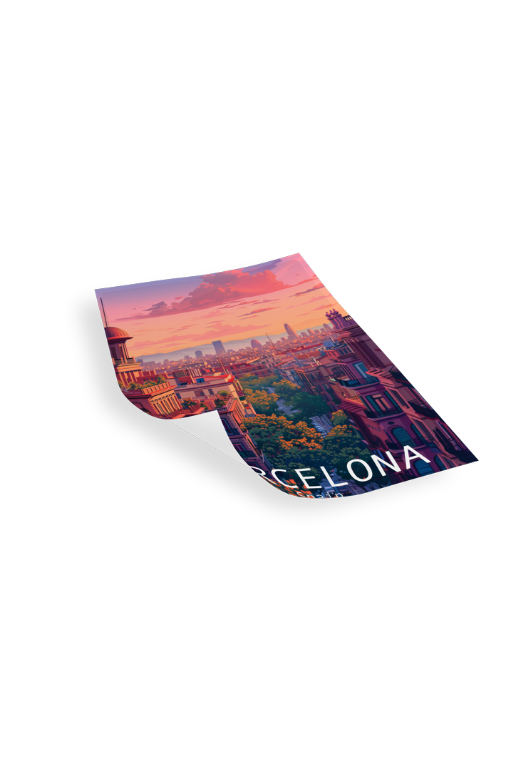 BARCELONA - LED Bilder Folie