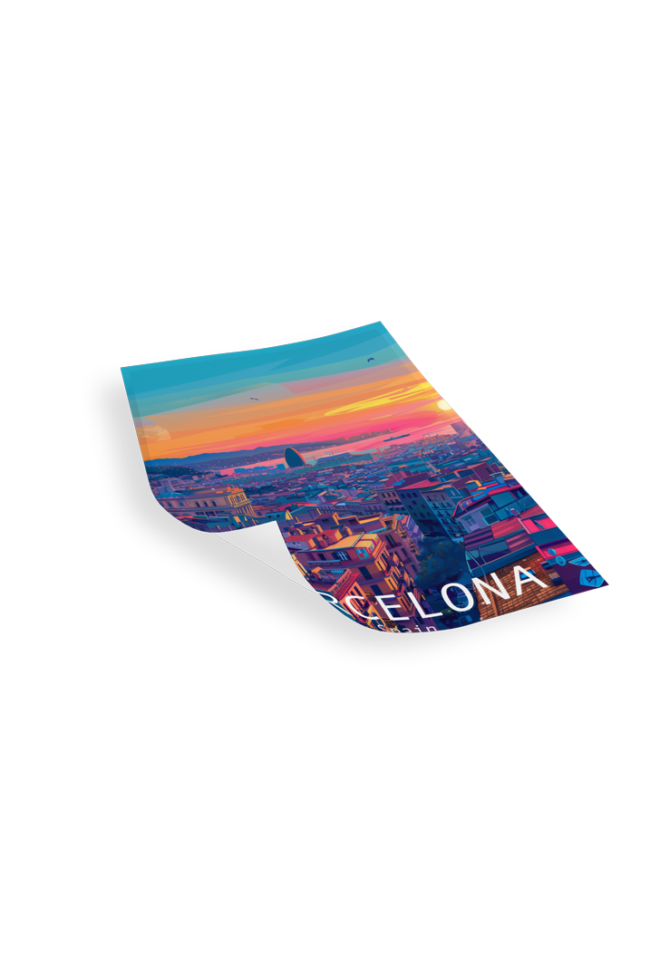 BARCELONA - LED Bilder Folie