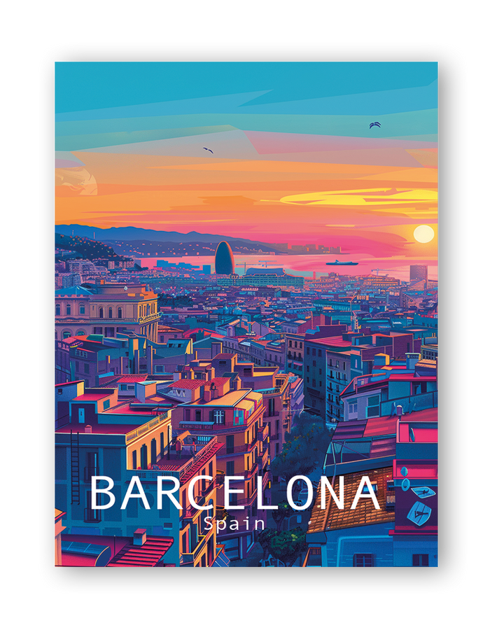 BARCELONA - LED Bilder Folie