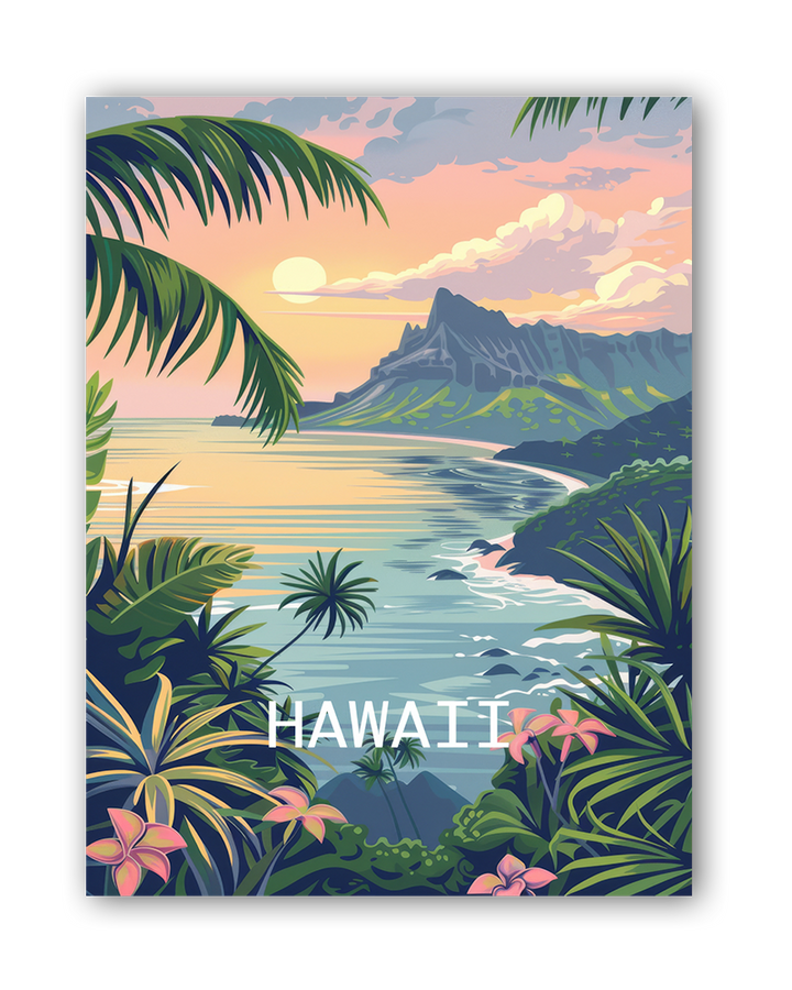 HAWAII - LED Bilder Folie