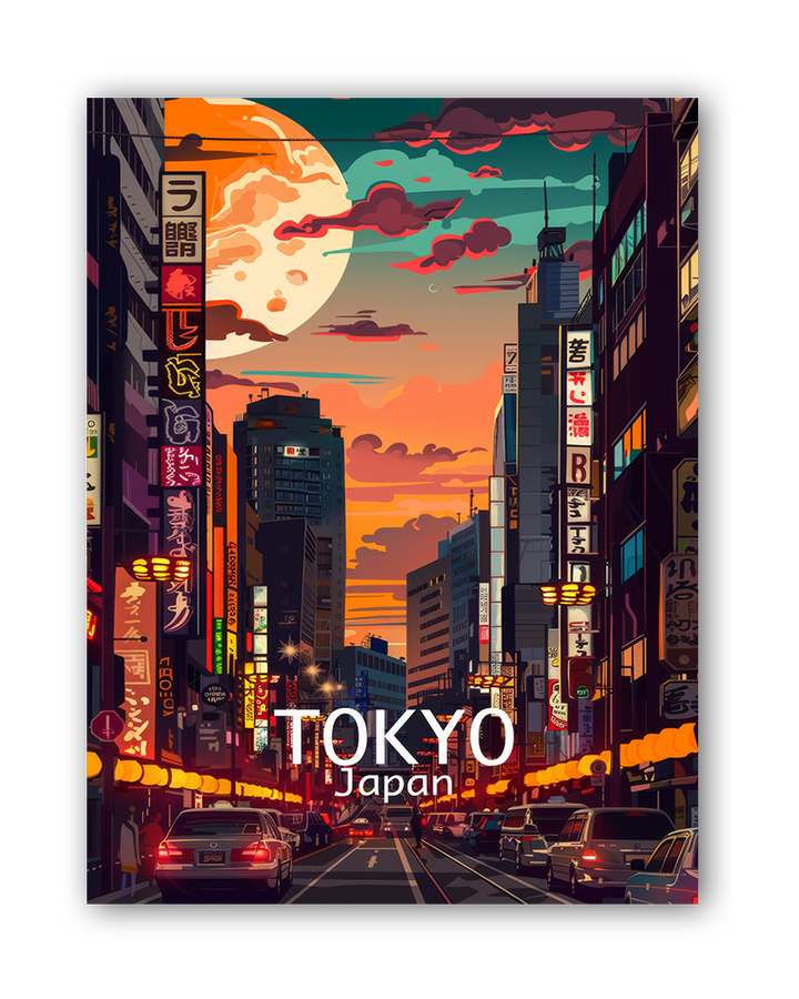 TOKYO - LED Bilder Folie