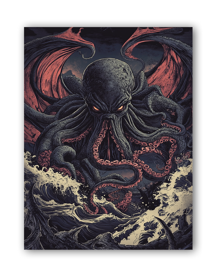 CTHULHU - LED Bilder Folie